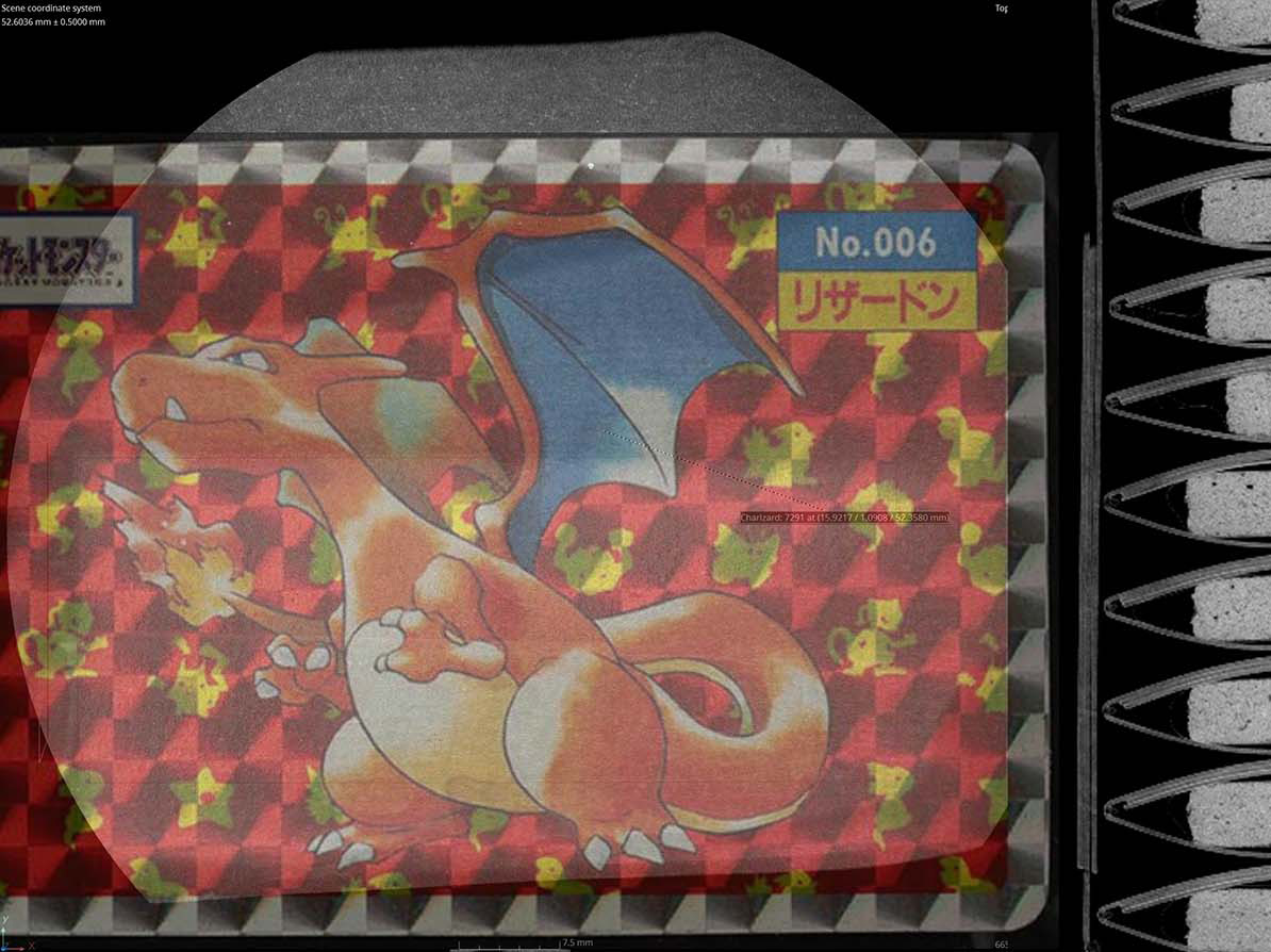 Pokemon Topsun Charizard CT Scan b