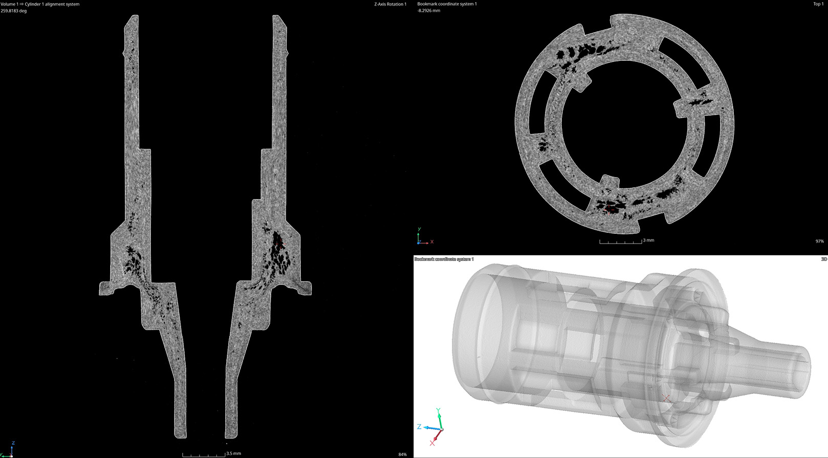 Plastics Porosity & Moldflow CT Scan Evaluation 1