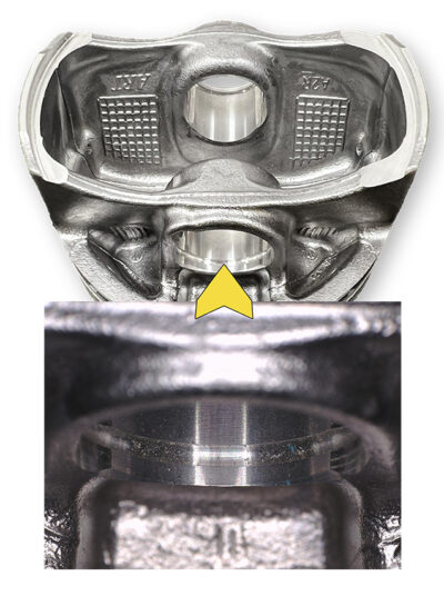 Piston Oil Grooves - Surface Finish Keyence VR6000 Optical Profilometer